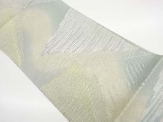 JAPANESE FUKURO OBI FOR SUMMER / WOVEN ABSTRACT